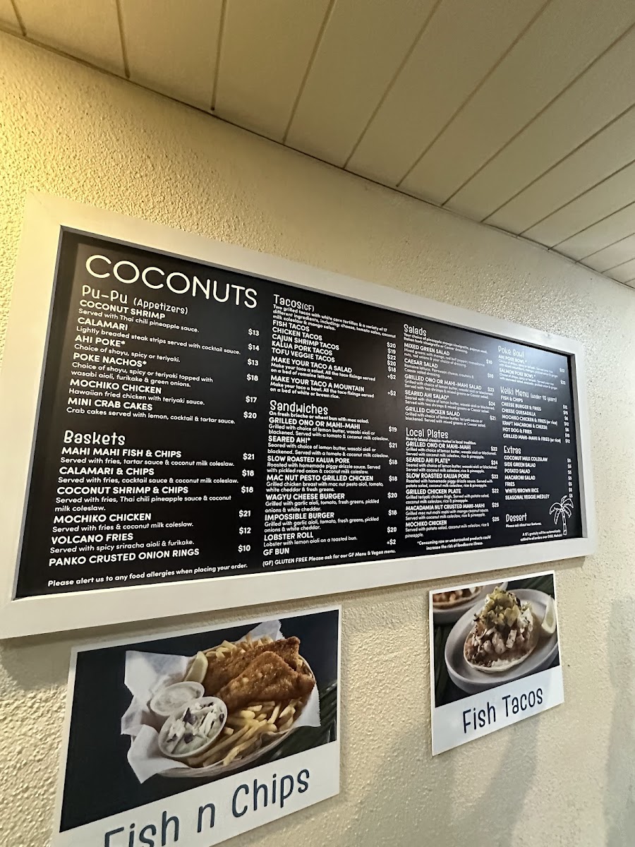 Coconuts Fish Cafe - Kamaole Location Menu - Image 5